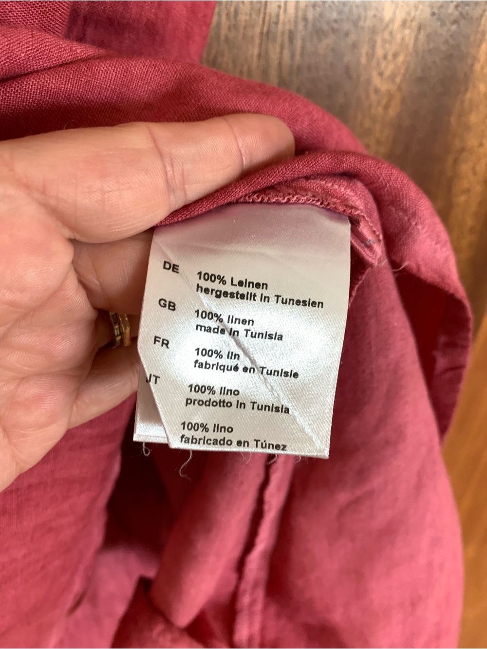 Elemente Clemente Linen Midi Dress In Rose View 5